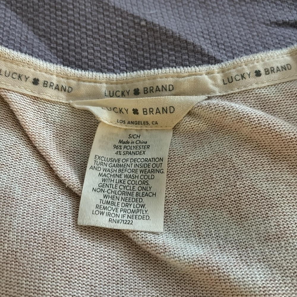 Lucky Brand Pink Floral Tank - size S - Picture 2 of 4